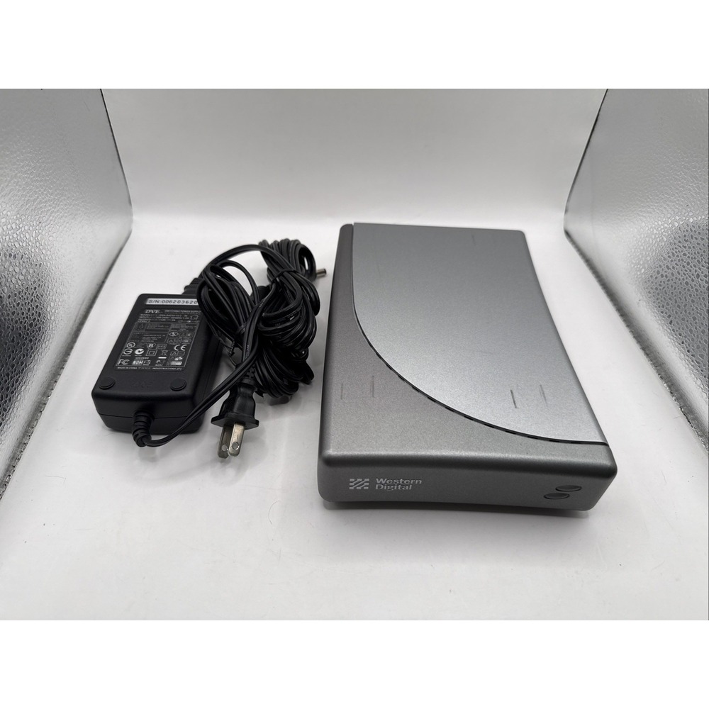 Western Digital WD1200B008-RNN External Hard Drive With Power Adapter